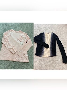 Ripdip Vince Women’s winter bundle Pink Long-Sleeve Pocket Sweater top tee